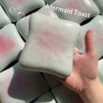 1pc - New 2026 Zheili Slow Explosion Soft Butter Toast King, Slow Rebound Stress Relief Squeeze Toy, Ideal For Boys, Girls, Interaction, Socializing, Family, Hot Selling, Explosion Model, Gift For Boyfriend, Girlfriend, Birthday, Party, Perfect Gift