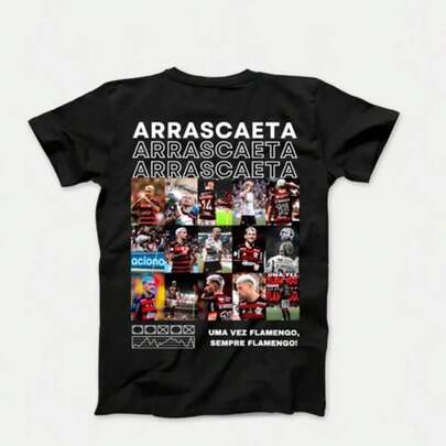 Camiseta Jogador Arrascaeta Lenda Goat Camisa Lançamento 2026 Premium Envio Imediato Plus Size