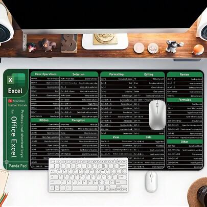 YUFZX Alfombrilla de escritorio grande y extendida, panel de instrumentos de aviación, almohadilla de ratón con diseño de cabina de piloto, base de goma antideslizante y borde cosido, protección impermeable para escritorio para juegos, oficina, portátil y computadora de escritorio, accesorio genial para entusiastas de la aviación, regalo ideal para familiares y amigos