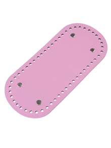 3pcs Crochet Woven Bag Bottom Bases, Oval PU Leather Bag Bottoms With Holes, Suitable For DIY Crochet Handbag, Tote Bag, Shoulder Bag Making - Multicolor - View 8