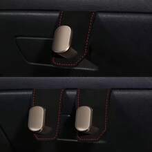 1个PU皮革乘客座椅储物挂钩，柔软内衬收纳袋，节省空间的汽车内饰配件，多功能手套箱挂钩，公路旅行必备 - B - 查看 8