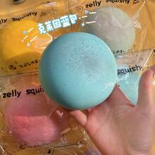 Healing Klarnin Blue Fluidal Sticky Stress Relief Toy, Super Slow Rebound Viscous Fluid Texture Fidget Tool, Material, Suitable For Office Stress Relief, Study Companion, Anxiety Relief, Healing Tactile Collection - Multicolor - View 1