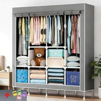 [MXBTG+]170*170 Closet Armable Ropero Rack Guardaropa Recamara Organizacion