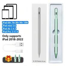 Universal Stylus Upgrade Compatible With Apple 2018-2025, High Sensitivity, Adjustable Tilt Design, Compatible With A16/11/10/8/7/6, Pro 12.9/11/11.0-Inch M4, Air 3/4/5/M2/M3, And Mini 5/6. Also Compatible With IOS And Kindle Tablets. Includes Two Replaceable Nibs And A Charging Cable. - Multicolor - View 11