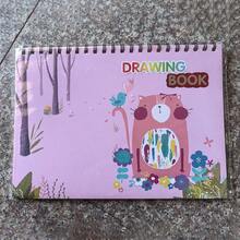 1pc A4 Size Cartoon Cover Sketch Notebook - 1 Book With 30 Sheets Of 120g Paper, Multi-Purpose Children's Doodle Drawing Book, Notebook/Sketchbook/Watercolor Book, Exquisite Hot-Stamping Craft Drawing Book, Suitable As Gift And Drawing Supplies For Various Occasions - A4 Drawing Book (30 Sheets In One Book) - View 12
