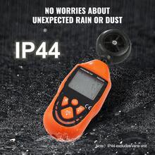 Handheld Anemometer, 14℉-113℉, Digital Wind Speed Meter Gauge With LED Backlight Screen, Measures Wind Velocity Wind Temperature Air Flow Wind Chill, For Sailing Surfing Drone Flying HVAC - Orange - View 4