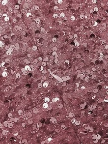 Đầm dạ hội size lớn nhún xếp ly xẻ tà thanh lịch thời trang đính sequin cầu kỳ - Hồng - Xem 5