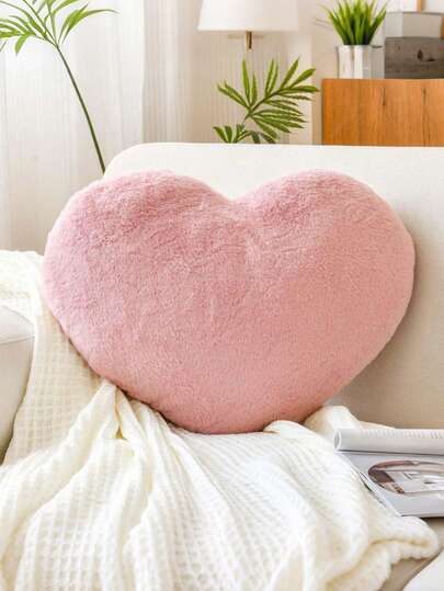 1 pernă decorativă în formă de inimă, pernă de pluș pentru cameră, canapea, dormitor, decor pentru sufragerie, decor pentru casă, petrecere zilnică, nuntă, Ziua Îndrăgostiților, cadou de Paște