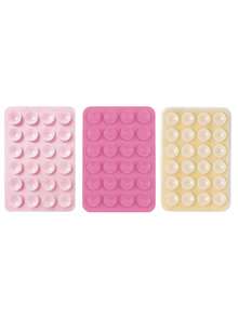 3pcs Silicone Suction Cup Stand Set, Multi-Function Phone/Tablet Holder, Universal Fit, Easy To Detach And Reusable Sticky Stand - Multicolor - View 17