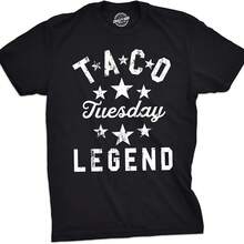 Crazy Dog hir - Camiseta de Taco Tuesday para hombre, divertida camiseta de cena del Cinco de Mayo para chicos - Camiseta Drtidas - Negro 5 - Ver 1