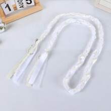 Wedding Lasso Rope, Handfasting Cord With Moon Pendants Hanging Decor Party Favor - White - View 4