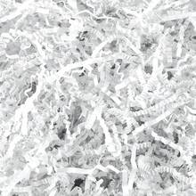 0.5 LB Kraft Crinkle Cut Paper Shred Filler Shredded Papers Confetti Boxes Basket Crinkle Paper Filler Packing Grass Cushion Shredded Tissue Stuffing Wedding Birthday Wrapping - trắng - Xem 9