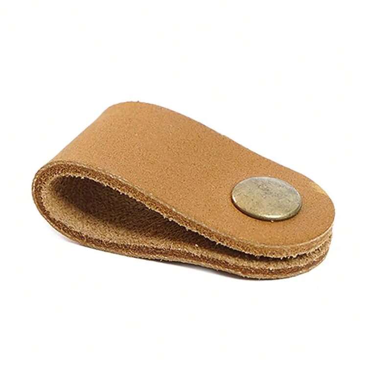 Enrollador de cables de cuero de dibujos animados, organizador de cables, enrollador, línea de datos de amarre APRL - Añade 13