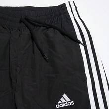 Adidas Women's Casual Comfortable Drawstring Capri Length Sports Pants, Spring/Autumn - Black - View 2