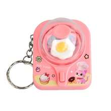 1pc 2026 Hot Selling Mini Creative Cute Flip Egg Machine Keychain, Frying Pan Stress Relief Toy, Bag Pendant Gift, Perfect For Holiday, Birthday, Interesting Gift - Multicolor - View 7
