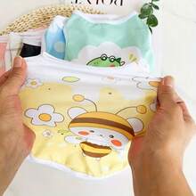 Six Pieces Pet Clothes Set For Cats And Dogs, Animal Print Summer Cute Cartoon Vest, Bichon Teddy Pomeranian - Multicolor - View 6