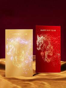 6pcs Horse Year Lai See Envelopes 2026 New Design Premium Chinese New Year Creative Red Packet Bags - Multicolor - View 5