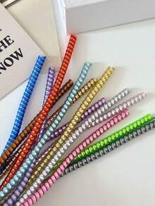 1.4米通用手机数据线保护套，兼容和安卓设备，可保护充电线和耳机线 - 彩色 - 查看 5