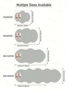 1 pieza Alfombra de piel de imitación suave en blanco y negro - Alfombra de área esponjosa marrón - Cubierta de silla/sofá de felpa lavable a máquina - Adecuada para dormitorio, sala de estar, especialmente adecuada para uso doméstico en invierno, base de ante, muy adecuada para la decoración del hogar de las damas en invierno, alfombra de dormitorio, alfombra de tocador, cálida, alfombra de sala de estar - Blanco y Negro - Ver 6