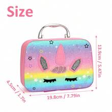 Kids Washable Makeup Girl Toys - Real Makeup Kit Kid Make Up Set For Toddlers Children Princess Dress Up Christmas Birthday Gifts Toys For 3 4 5 6 7 8 9 10 11 12 Year Old Girls - Multicolor - View 2