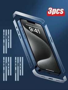 Bộ 3 miếng dán màn hình khung điện thoại tương thích với iPhone 17/17Pro/17Air/17Promax/16Plus/15/14Pro/13/12, chống rơi, chống trầy xước, chống trượt, chống bám vân tay, bảo vệ toàn diện khung viền, thích hợp sử dụng hàng ngày, văn phòng, nhà. Phụ kiện điện thoại chống nước, chống sốc, chống trầy xước. - Trong sáng - Xem 18