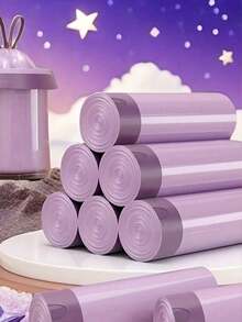 浴室垃圾袋，小号垃圾袋，采用结实轻薄的材质制成，适用于办公室和家庭的一次性垃圾桶。可折叠，防漏，易于系紧，适用于浴室、卧室、办公室、酒店等场所的垃圾桶——节省空间，使用方便，是家居装饰的理想之选。清洁工具，家居清洁和个人护理用品。 - A - 查看 1