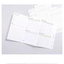 5 piezas Recambio de planificador financiero anual plegable en tres partes, planificación presupuestaria y seguimiento de gastos, cuaderno sin fecha para una contabilidad y planificación financiera efectivas - Presupuesto financiero triple - Ver 9
