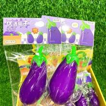 1/3个蔬菜造型减压玩具，可爱捏捏球，弹性粘手派对小礼物，礼品袋填充物，生日礼物，宝箱填充物，生日派对减压玩具，礼品袋填充物，皮纳塔填充物，礼品袋填充物 - 彩色 - 查看 4