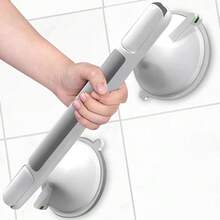 Safety Support Hand Rail Handle Bar Grip Grab Suction Bath Bathroom Shower - White - View 1