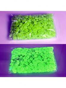 200pcs/Bag Resin Decorative Stones, For Garden Landscape Decoration, Large-Scale Landscape Beautification, Potted Plants, Parks, Aquariums - Fluorescent Stones - Mixing Colors - View 6