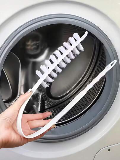 1支柔性长窄清洁刷，适用于洗衣机滚筒、厨房、浴室缝隙、热水器清洁，多用途