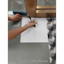 26-NEW-10PCS 12x12 Inch Peel And Stick Floor Tiles Self Adhesive Vinyl Flooring Tile Iridescent Mirror Mosaic Stickers Removable Wall Decals Bathroom Vanity Bar Studio Decoration DIY Home Makeover - 彩色 - 查看 9