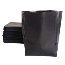 Bolsa Para Cultivo de Plantas,  Vivero, Trasplante y Forestal Perforada de 22x22 cm, 1kilo - Negro - Ver 5
