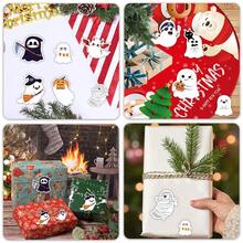 500 Pieces/Roll Halloween Ghost Holiday Stickers - Adhesive Labels For Candy Gifts & Festive Treats - 500PCS/Roll - View 3