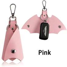 1个男女通用蝙蝠造型PU皮革汽车摩托车钥匙链挂件 - 蝙蝠鑰匙包 - 查看 11