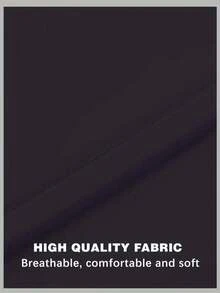 GRDR Men's Minimalist Airplane Collar Short Sleeve T-Shirt, Casual Commuter Style - Black - View 4