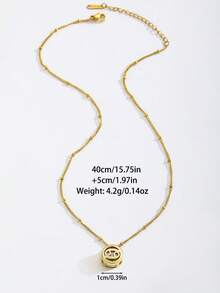 1件精致圆形十二生肖诞生石项链，可个性化定制星象图案，可作为日常佩戴饰品或周年纪念礼物。 - 金色 - 查看 6