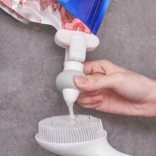 1个装沐浴露补充装，悬挂式沐浴露补充装小工具，浴室沐浴露和洗发水补充装悬挂架，随机包装图案 - 懸掛式 - 查看 5