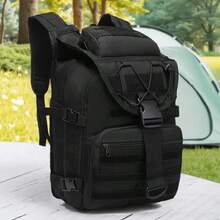 Tactical Backpack Military Molle Army Bags Hiking Camping Travel Rucksack - Black - View 1