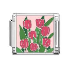 1件套模块化串珠手链DIY套装,包含花朵、海洋、眼睛、月亮、心形元素,适合作为派对/节日礼物送给朋友/情侣,设计精美,不锈钢材质。 - M290345 - 查看 35