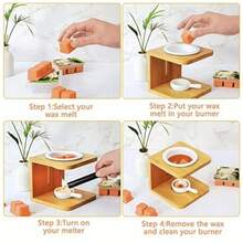 8块香氛蜡烛，加热后快速融化，含有玫瑰、薰衣草、香草等多种香氛，具有芳香疗法功效，清新怡人，享受无烟蜡烛氛围，适合生日、冥想、瑜伽、派对、父亲节和节日送礼。 - A - 查看 4