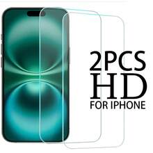 2片装高品质全屏钢化玻璃屏幕保护膜，防刮耐磨，兼容 11至17 Pro Max，也兼容 14、15、16 Plus，屏幕保护必备，适用于日常、办公、家庭使用。防水防震防摔防刮耐磨。 - 無色 - 查看 13