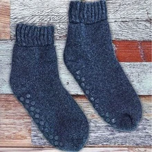 Sock Snob 4 Pack Mens Warm Merino Wool Slipper Socks For Indoors - Assorted - View 3
