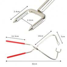 Hand Tool Pliers Pottery Clamp With Plastic Handle Clay Sculpture Tools Stainless Steel Ceramics Tool - A - View 7