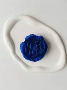 MEHELANY 38/25支皇家蓝牡丹花头，3.15英寸仿丝花头，人造牡丹，适用于婚礼派对装饰、家居、客厅、桌面装饰、插花、波西米亚风婚礼中心摆件、母亲节礼物 - 寶藍色 - 查看 7
