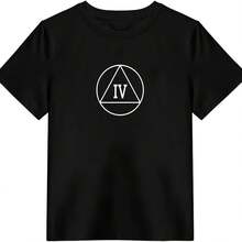 Genérico Camiseta para Celebrar 4 años de sobriedad (pleaños Anrsario) - Negro 4 - Ver 1
