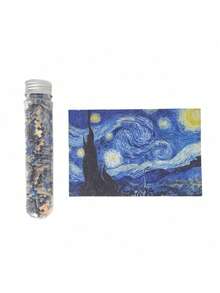 1-Pack Mini 300-Piece Puzzles, Starry Night Tiny Puzzle Set, Micro Piece Puzzle Games, Adult & Teen Puzzle Gift, Birthday Halloween Easter Christmas Holiday Gift, Fine Art Mini Puzzle Collection, Compact Puzzle Challenge, Premium Micro Puzzle Set, Advanced Puzzle Game, Holiday Gift For Adults & Teens - Multicolor - View 10