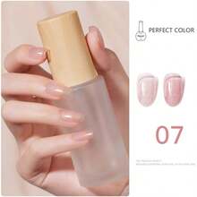 9色亮片橡胶底胶指甲油12ml粉色亮片橡胶底胶指甲油，自流平UV结构胶橡胶底胶，适用于可卸UV/LED美甲，美甲套装，美甲用品，DIY家庭沙龙美甲礼品，女士 - 彩色 - 查看 17
