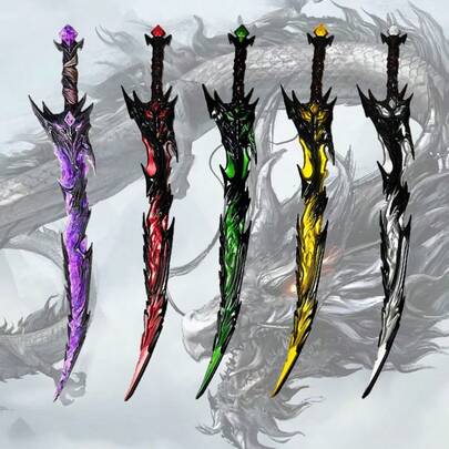 2026 Hot Selling Peace Game Metro Escape Vladdy Tail Spike 22cm Armored Greatsword PU Model - Perfect Gift - Birthday Gift - Holiday Gift - Valentine's Day Gift - Gift - Collection - Easter Gift - Hand Activity - Party Favor - Children's Party Favor - Fun - Teen Creative Gift