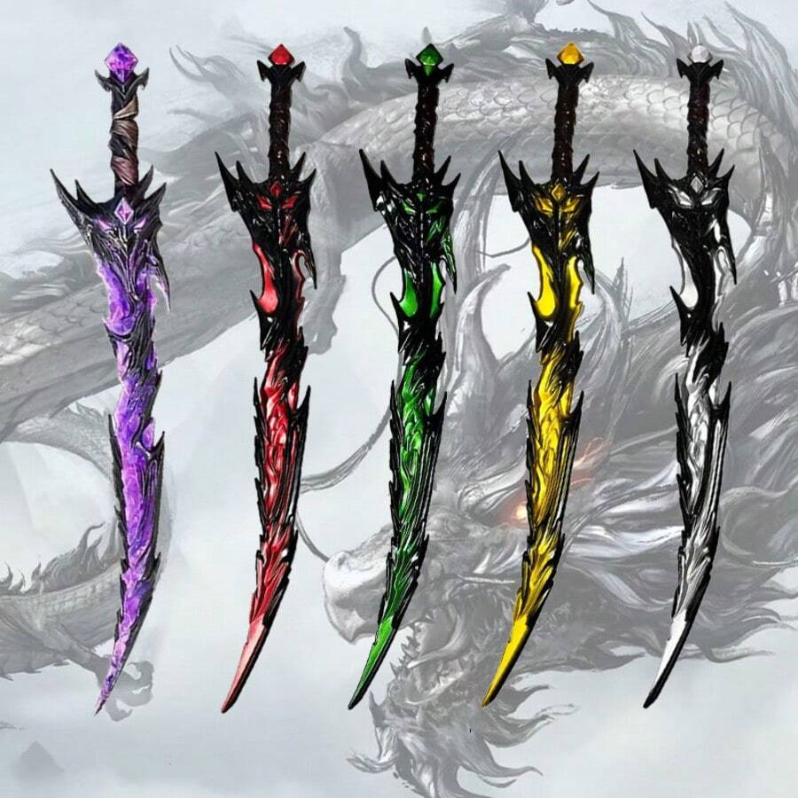 Mô hình kiếm lớn bọc thép Vladdy Tail Spike 22cm bán chạy nhất năm 2026 trong game Peace Game Metro Escape - Món quà hoàn hảo - Quà sinh nhật - Quà lễ hội - Quà Valentine - Quà tặng - Sưu tầm - Quà Phục sinh - Hoạt động thủ công - Quà tặng tiệc tùng - Quà tặng tiệc trẻ em - Vui nhộn - Quà tặng sáng tạo cho thanh thiếu niên - Nhiều màu - Xem 1